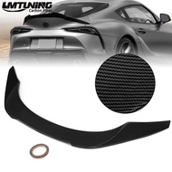 Suitable for Toyota SUPRA A90 A91 20-23 Carbon Fiber Pattern V Type Spoiler Tail Modification