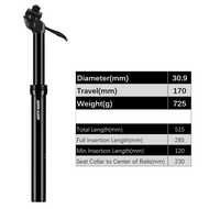 SP25A Manual Control Bike Dropper Seatpost Para MTB 27.2 30.9 31.6 Road Bicycle Dropper Seat Post Tu