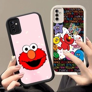 HK-111 Sesame Street Elmo Luxury shockproof Casing for Samsung Galaxy A05S A35 A54 A55 M15 F04 S21 S