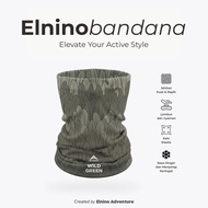 Elnino Multipurpose Headwear Mask Bandana Buff Outdoor Quick dryBANDO - Wild Green