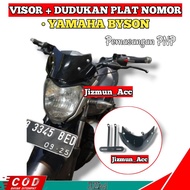 Byson Visor and Byson License Plate Holder Bracket