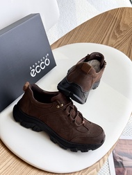 ใหม่ Ecco รองเท้าหนังธุรกิจลำลองผู้ชายรองเท้ารองเท้าสำหรับทำงานกลางแจ้งกีฬาวิ่งรองเท้าผ้าใบ AY21502