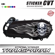 ALL TRANSPARENT CVT STICKER LATESTDesign CVT BAK STRIPING H06
