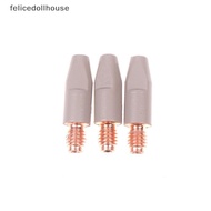 [felicedollhouse] 5PCS 24KD New Coating Protection Nozzle 0.8/1.0/1.2mm MIG Torch Contact Nozzle Of 