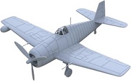 Military Model Kit F6F-5Night Fighter Hellcat