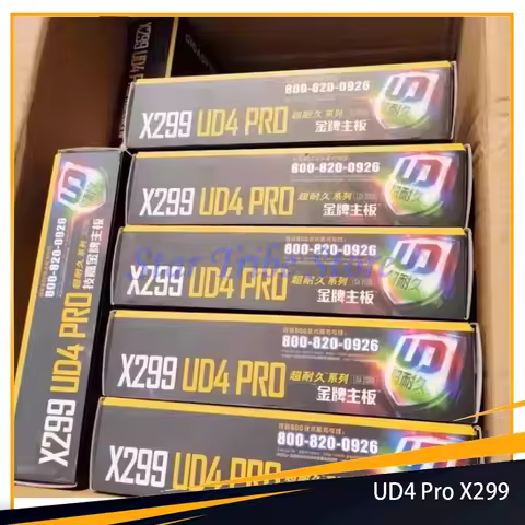 X299 GA X299 UD4 Pro Gaming Motherboard LGA2066 8*DDR4 256GB PCI-E 3.0 ATX