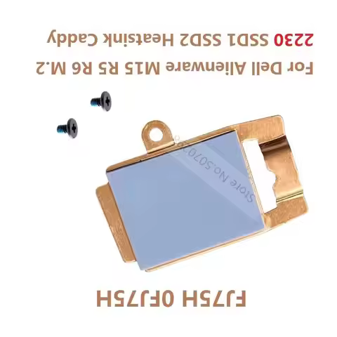 Replacement M.2 NVME 2230 2280 SSD Solid State Drive Heatsink Cover Bracket For Dell Alienware M15 R