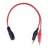 [2 Pieces]- Double Wire Alligator Clip DC Connector 5521 Pieces Length 25cm