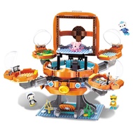 Octonauts Building Block Octo-Pod Octopod Playset &amp; Barnacles kwazii peso Inkling 698pcs Educational octonauts Bricks To