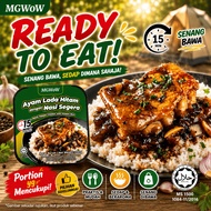 MGWoW HALAL Nasi Panas Sendiri | Makanan Segera & Travel | Black Pepper Chicken Ayam 190g