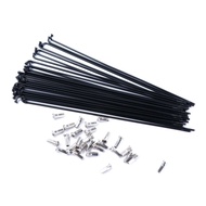 CLOUDBODY Bicycle Spokes Black High Strength Road Bike 170mm-290mm 27.5inch 26inch Spokes Nipples