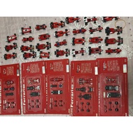 [Ready Stock] Jingshang Ferrari Racing Car Model Collection 64 Scales Total 32 Units, Five Unassembl