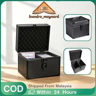 Double Slot Black Aluminum Alloy Waterproof Carrying Card Slab Case / Portable Top Loaders Case