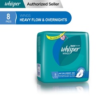 Whisper Heavy Flow & Overnight contains 8