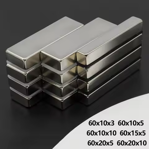 Powerful Neodymium Magnet N35 NdfeB Permanent Magnetic imanes Block Super Strong Fridge Magnets DIY 