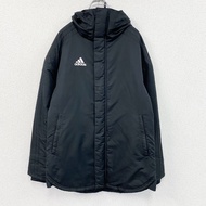 adidas CONDIVO18 體育場羽絨服，加厚款，黑色，M碼，古著