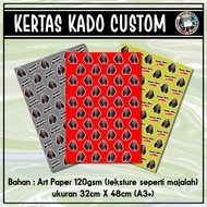 Custom Wrapping Paper (A3+ size)