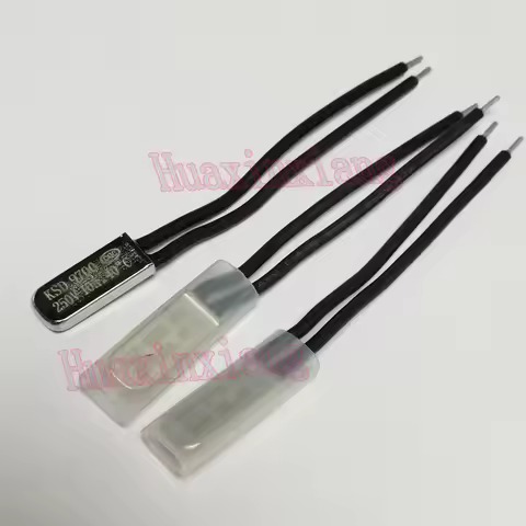 50PCS/Lot KSD9700 10A 250V Temperature Switch Normally Close Metal Thermostat Thermal Protector 40-1
