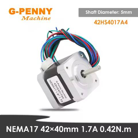 G-Penny Nema17 42HS4017A4 Stepper motor 1.7A 0.42N.m 60OZ-IN 1.8 degree 4-Lead For 3d printer cnc