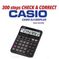 Casio Calculator Dj-120D Plus Desk Top Check Back 12 digits