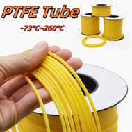 Household items Tube 5-30M PTFE Id:0.3 0.38 0.46 0.56 0.66 0.71~3.38Mm Yellow 3D Printer Parts Pipe