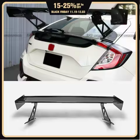 Carbon fiber For Honda Civic FK7 FK8 AP GTC250 Type Rear GT Spoiler Lightweight modification accesso