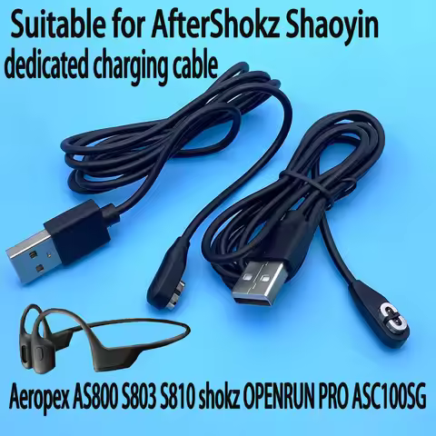 Bone Conduction Headphones Charger Cable Bluetooth-Compatible Earphone Power Supply Wire for After S