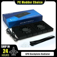 Graphics Card GPU Backplate Coog Radiator For RTX 3090 4090 Backplane Memory VRAM Heatsink