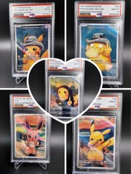 Ptcg PSA 10 Pokemon惡搞DIY 中指比卡超吶喊伊貝傻鴨鑒定卡