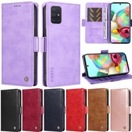 Luxury Casing For Samsung Galaxy A51 A71 A21 A31 A10S A20S A50S A70S A50 A70 A51 5G A71 5G Retro Litchi Book Magnet Wallet Soft Pu Leather Card Slots Flip Skin Protect Cover Case