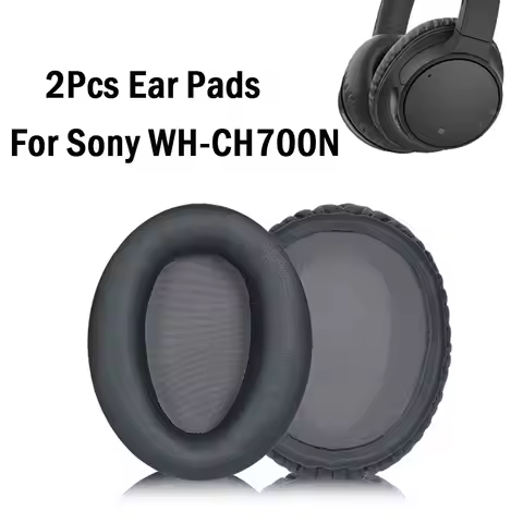 2Pcs Repair Parts Earpads Earmuff Replacement Ear Pads Foam Sponge Ear Cushion For Sony WH CH700N WH
