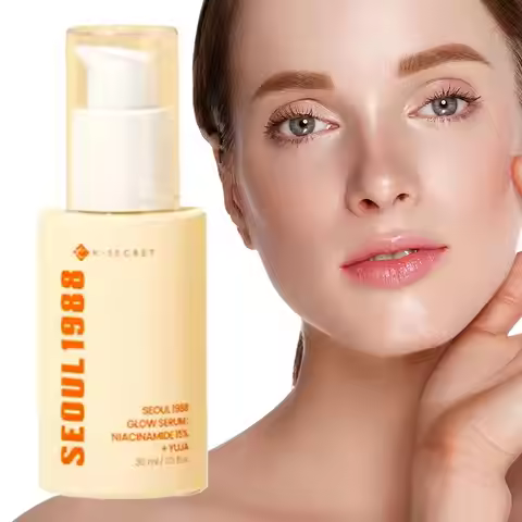 30ml K-SECRET Seoul 1988 Glow Serum 15% Niacinamide + Yuja, Brightening Facial Serum for Radiant Ski