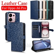 For OppoA6Pro 2025 Flip Leather Phone Case For Oppo A6 Pro A6Pro A 6 Pro OppoA6 Pro OppoA6Pro Magnet