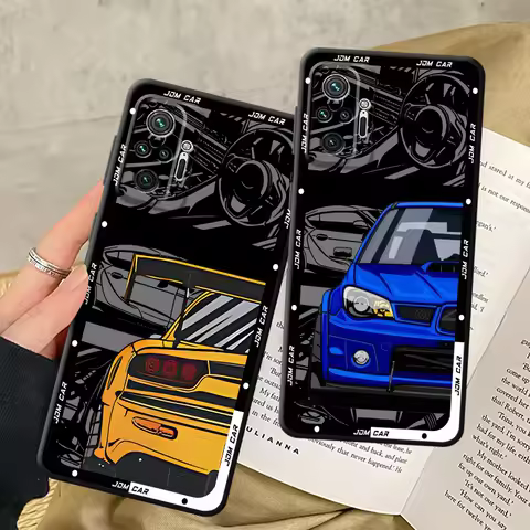 Japan JDM Sports Cars Soft Shell Phone Case for Xiaomi Redmi A3X A1+ K80 A4 K40 Pro 14C 9A 10C A5 9 