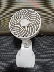 白色 夾風扇 12cm