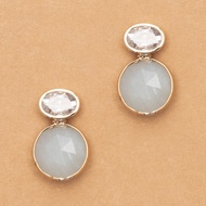 MOMMYS & ME AMAZONITE DROP EARRINGS-AMAZONITE Stone EARRINGS