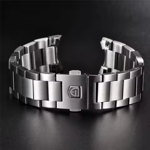 PAGANI DESIGN Original PD1617 Watch Silver Jubilee Bracelet Width 22MM Length 220MM 316L Stainless S