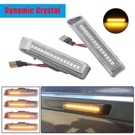 Car Front Wing Smoke Lens Dynamic LED Side Marker Repeater Indicator Light For BMW X5 E53 E36 M3 Fac