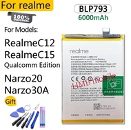 แบตเตอรี่ Realme C25 C25S (RMX3193)(RMX3191) BLP793 6000mAh แบต Realme C25 C25S Battery BLP793 รับปร