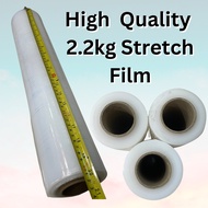 Stretch Film Transparent Clear 2.2kg x 500mm 50cm Plastic Shrink Wrap Wrapping Plastic Pallet Balut plastik