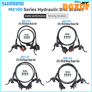 BGXDF Original SHIMANO DEORE XT M8120 Brake 4 Piston MTB ICE-TECH Left &amp; Right M8100 2 Piston Brake Mountain Bike Hydraulic Disc Brake HYSEH