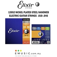 Elixir Strings 12052 Nanoweb Nickel Plated Steel Electric Guitar Strings 10-46 (Elixir 12052)