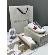 Superstar Red Suede Star and Olive leather heel tab - Foshan