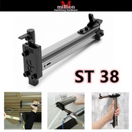 ST38 Manual Nail Gun Woodworking Nailer Wainscoting Concrete Furniture Floor Sofa Picture Aluminum Alloy Frame
