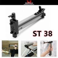 ST38 Manual Nail Gun Woodworking Nailer Wainscoting Concrete Furniture Floor Sofa Picture Aluminum A