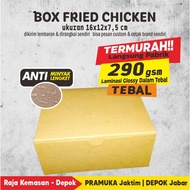 Snack Box 16x12x7.5 cm Plain Kraft Laminated