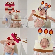 Ins Style Little Red Book Cake Headgear Hat Party Photo Decoration Props Birthday ins Style Birthday