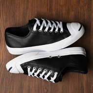 CONVERSE JACK PURCELL LEATHER PREMIUM HITAM PUTIH