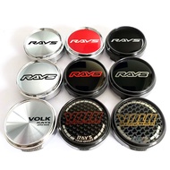 Hosher 4pc 66MM rays Car sport rim wheel center cap VOLK RACING RAYS Volk Racing Rays TE37 CE28 RE30
