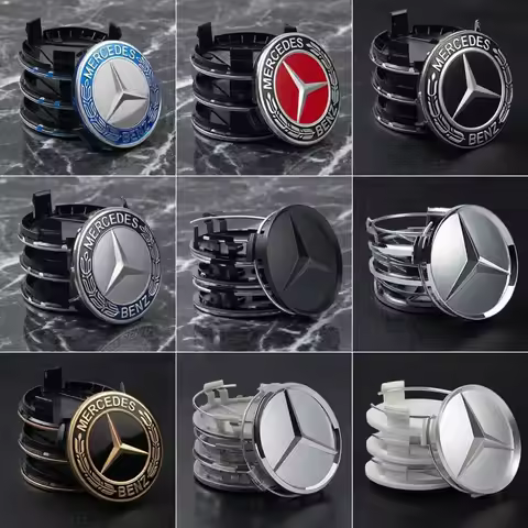 4pcs 75mm Car Wheel Center Hub Caps Cover Auto Accessories For Mercedes Benz Amg C180 C200 C260 W108